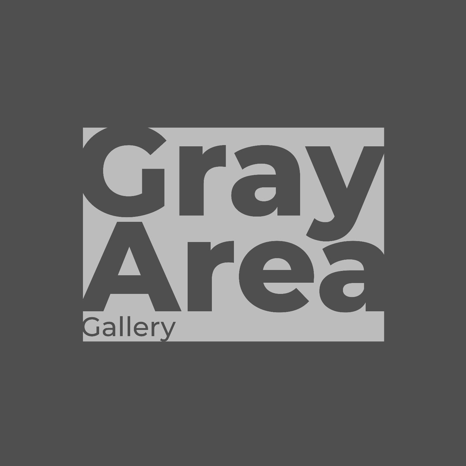 Logo: Gray Area Gallery