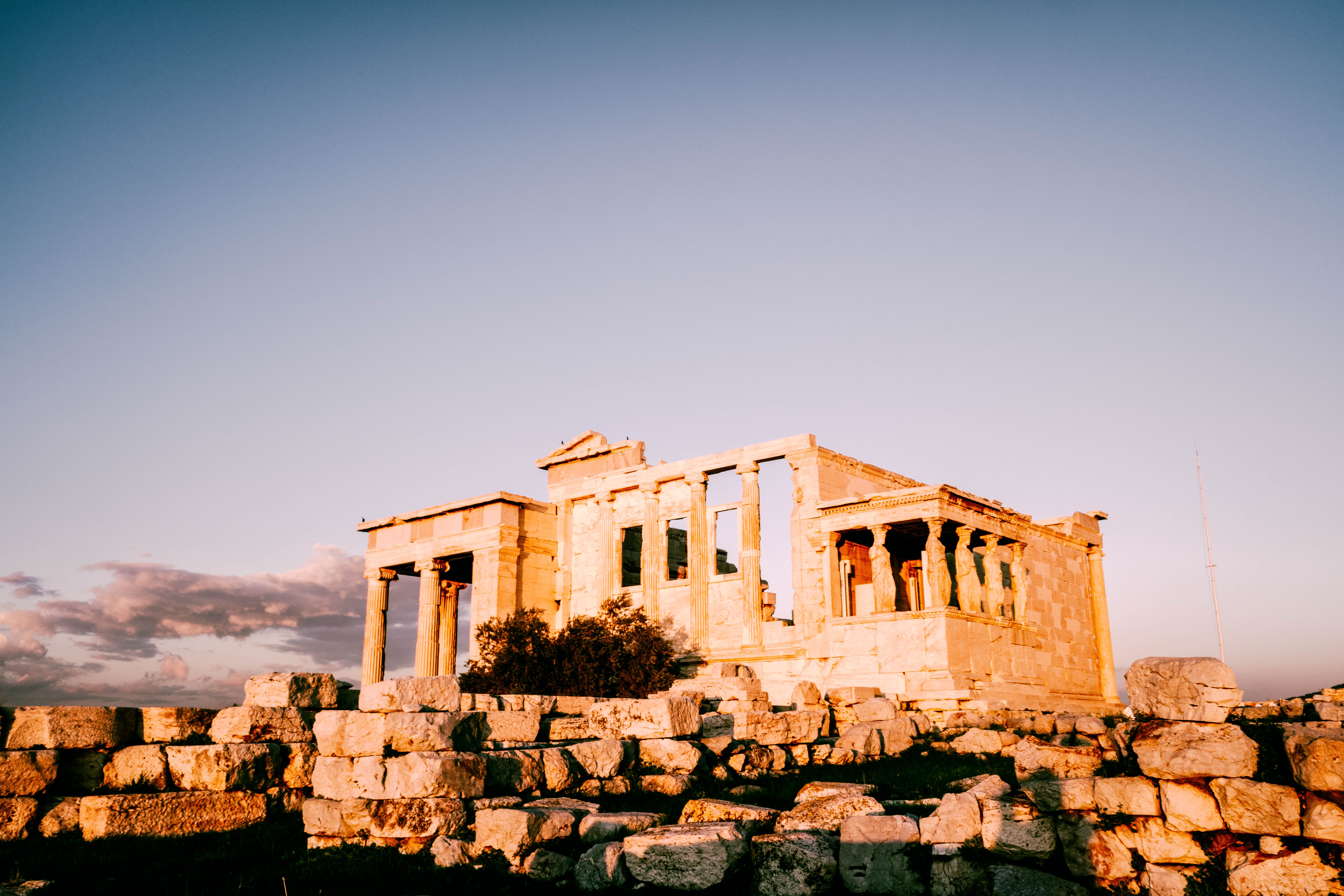 Erechtheion at dusk 