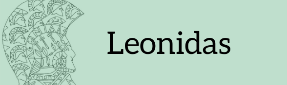 Leonidas colouring sheet button