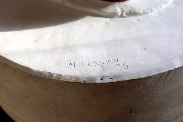 signature of M.B. Laymann on base