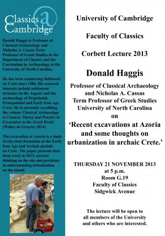 Corbett Lecture 2013