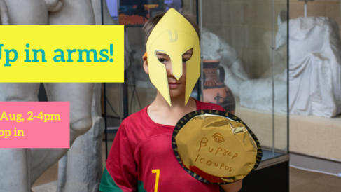 Up in arms! 29 Aug, 2-4pm