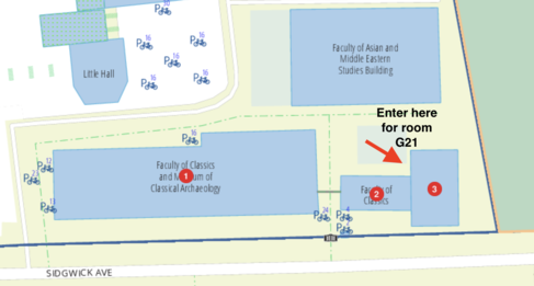 Map to show location of G21 