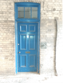 The blue door of no. 20 Silver Street