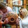 Professor Michael Squire with students