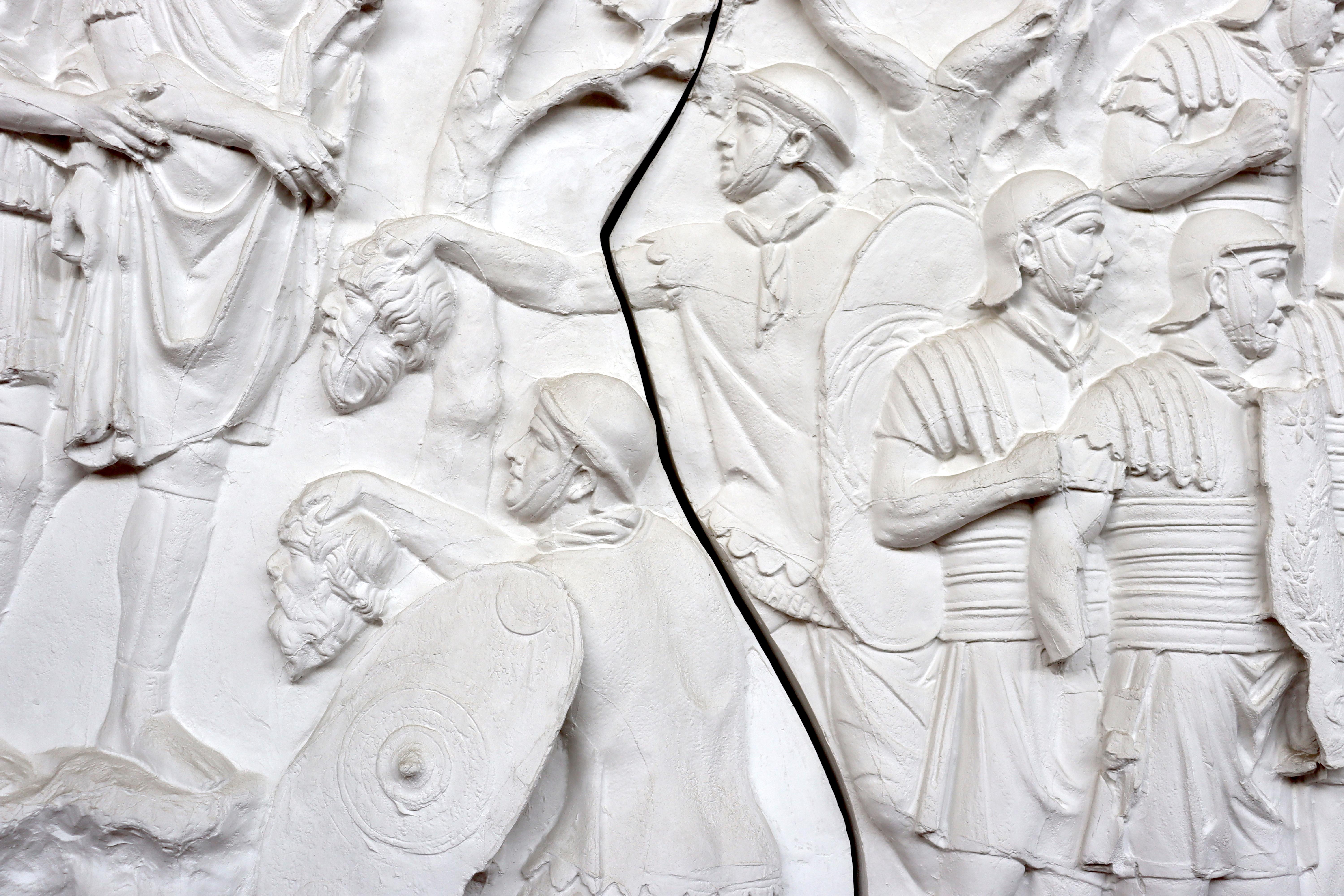 Close up of Trajan's Column
